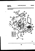 BODY PARTS Diagram and Parts List for GPG34BNL5  Frigidaire Range