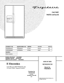 COVER Diagram and Parts List for FRS26W2AW7  Frigidaire Refrigerator