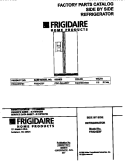 COVER Diagram and Parts List for FRS24ZSFB1  Frigidaire Refrigerator
