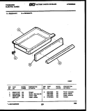 DRAWER PARTS Diagram and Parts List for REG36AL5  Frigidaire Range