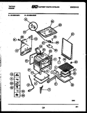 BODY PARTS Diagram and Parts List for 30-3860-00-01  Tappan Range