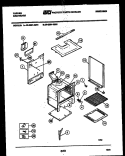 BODY PARTS Diagram and Parts List for 30-2551-23-01  Tappan Range