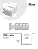 COVER Diagram and Parts List for GAX052P7AA  Gibson Air Conditioner