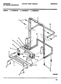 FRAME Diagram and Parts List for FDB898GCB0  Frigidaire Dishwasher