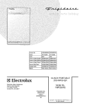 COVER Diagram and Parts List for FMP330RGB0  Frigidaire Dishwasher
