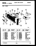 CONSOLE AND CONTROL PARTS Diagram and Parts List for DW2558A1  Frigidaire Dishwasher