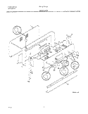 BACKGUARD Diagram and Parts List for FEF387WJCB  Frigidaire Range