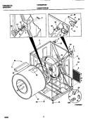 P16V0035 DRY CAB, HEATER Diagram and Parts List for FDEB23RGS0  Frigidaire Dryer