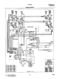 WIRING DIAGRAM Diagram and Parts List for GLEF396ABC  Frigidaire Range