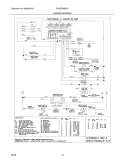 WIRING DIAGRAM Diagram and Parts List for PGLEF388ES7  Frigidaire Range
