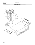 DRAWER / SMALL DOOR Diagram and Parts List for PLCF489CCC  Frigidaire Range