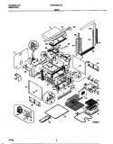 BODY Diagram and Parts List for FEB789WCCB  Frigidaire Wall Oven