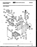 CABINET PARTS Diagram and Parts List for LE600MXD2  Frigidaire Washer Dryer Combo