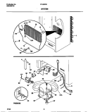 SYSTEM Diagram and Parts List for FFU20F9CW3  Frigidaire Freezer