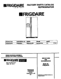 COVER Diagram and Parts List for FRS24WSCB5  Frigidaire Refrigerator