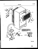 SYSTEM AND AUTOMATIC DEFROST PARTS Diagram and Parts List for PRT217MCH2  Frigidaire Refrigerator