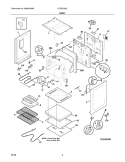 BODY Diagram and Parts List for CCRE350GBBB  Crosley Range