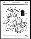 SYSTEM AND ELECTRICAL PARTS Diagram and Parts List for TFU16F7AW3  Tappan Freezer