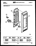 CONTROL PANEL Diagram and Parts List for 56-9339-10-03  Tappan Microwave