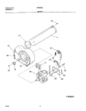 MOTOR Diagram and Parts List for WGR242AS3  Westinghouse Dryer