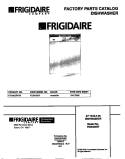 COVER Diagram and Parts List for FDB435RFR0  Frigidaire Dishwasher