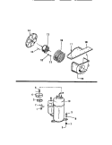 AIR HANDLING PARTS, COMPRESSOR Diagram and Parts List for M316C2QA  Kelvinator Air Conditioner