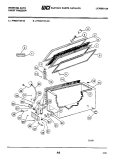 DOOR / CABINET / SYSTEM Diagram and Parts List for FRM2715C-88  Frigidaire Freezer