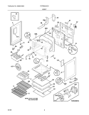 BODY Diagram and Parts List for FEFBZ90GCD  Frigidaire Range