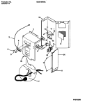 CONTROL PARTS Diagram and Parts List for WAS186W2A2  Frigidaire Air Conditioner