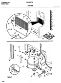SYSTEM Diagram and Parts List for GFU20F7AW6  Gibson Freezer