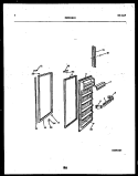 REFRIGERATOR DOOR PARTS Diagram and Parts List for RS22F5YX1C  Gibson Refrigerator