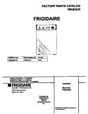 COVER Diagram and Parts List for FWS950RHS0  Frigidaire Washer