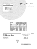 COVER Diagram and Parts List for GLEB27S9FSA  Frigidaire Wall Oven