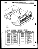 COOKTOP PARTS Diagram and Parts List for 14-3088-00-02  Tappan Cooktop