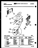 ELECTRICAL PARTS Diagram and Parts List for AL08C4EVA  Gibson Air Conditioner