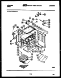 BODY PARTS Diagram and Parts List for REGS38BLL0  Frigidaire Range