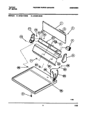 CONSOLE AND CONTROL PARTS Diagram and Parts List for 49-2151-00-02  Tappan Dryer