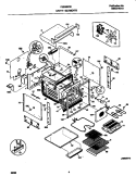 BODY Diagram and Parts List for FEB374CHTA  Frigidaire Wall Oven