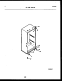 CABINET PARTS Diagram and Parts List for ASM140BK2  Frigidaire Refrigerator