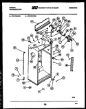 CABINET PARTS Diagram and Parts List for RT21F6WV3C  Gibson Refrigerator