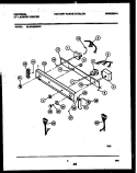 CONSOLE AND CONTROL PARTS Diagram and Parts List for MLXE42RBWD0  Kelvinator Washer Dryer Combo