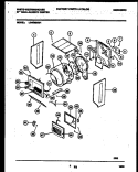CABINET AND COMPONENT PARTS Diagram and Parts List for LG400SXD1  Frigidaire Washer Dryer Combo