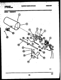 BURNER, IGNITER & VALVE Diagram and Parts List for DG5800RW2  Frigidaire Dryer