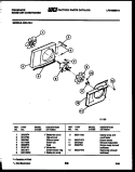 AIR HANDLING PARTS Diagram and Parts List for A06LH5L1  Frigidaire Air Conditioner
