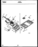 COOKTOP AND BROILER DRAWER PARTS Diagram and Parts List for GF610RXD1  Frigidaire Range