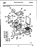 BODY PARTS Diagram and Parts List for 30-3851-00-04  Tappan Range