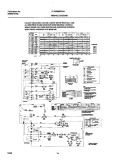 WIRING Diagram and Parts List for FLXG8960EW1  Frigidaire Washer Dryer Combo