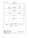 WIRING SCHEMATIC Diagram and Parts List for FEF317HSA  Frigidaire Range