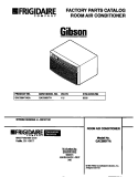 COVER Diagram and Parts List for GAC086Y7A2A  Gibson Air Conditioner