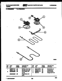 BROILER PARTS Diagram and Parts List for KF460GDD4  Frigidaire Range